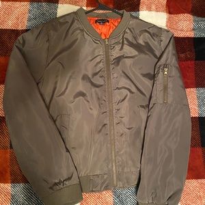 Olive Green Bomber Jacket